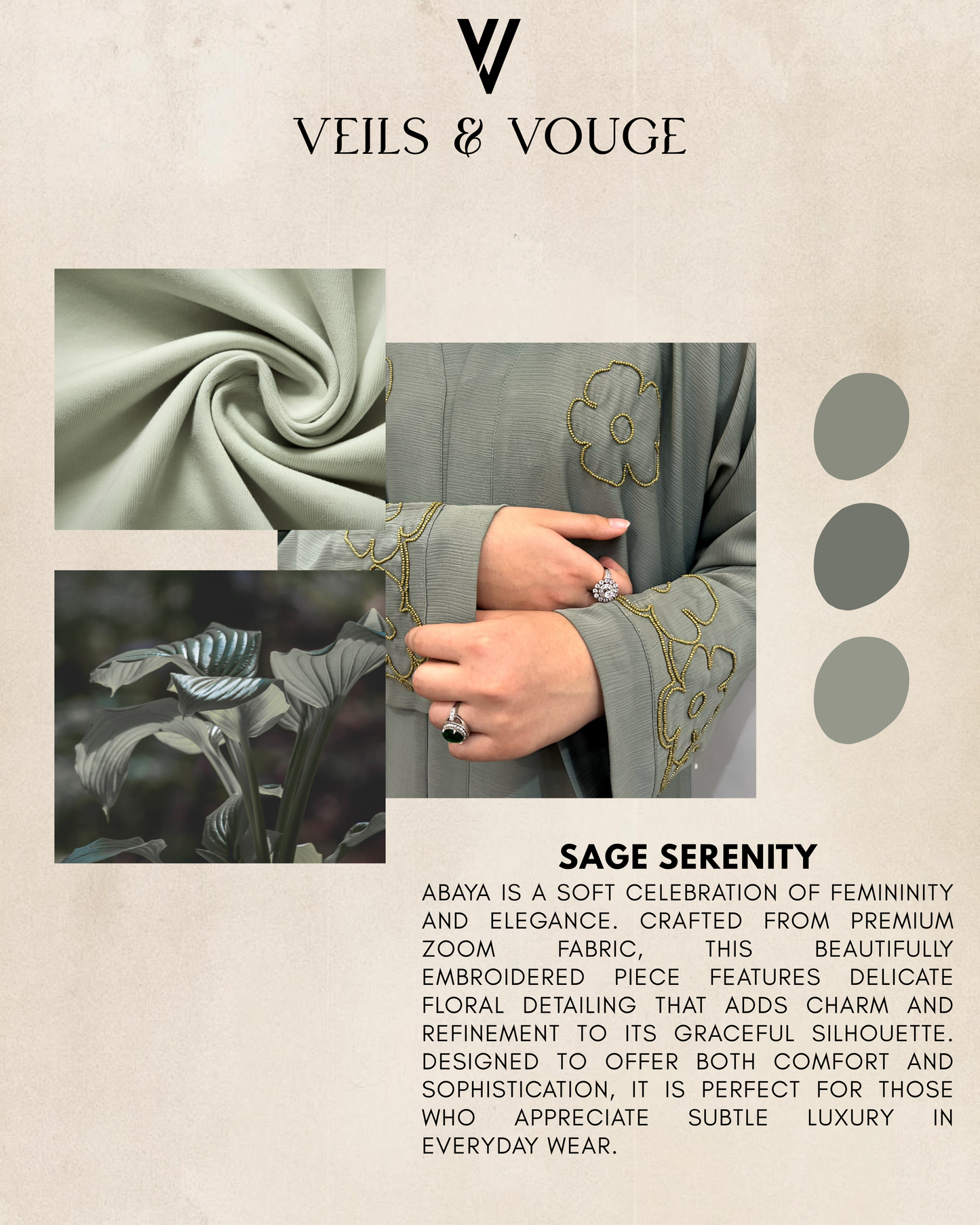 SAGE SERENITY ABAYA