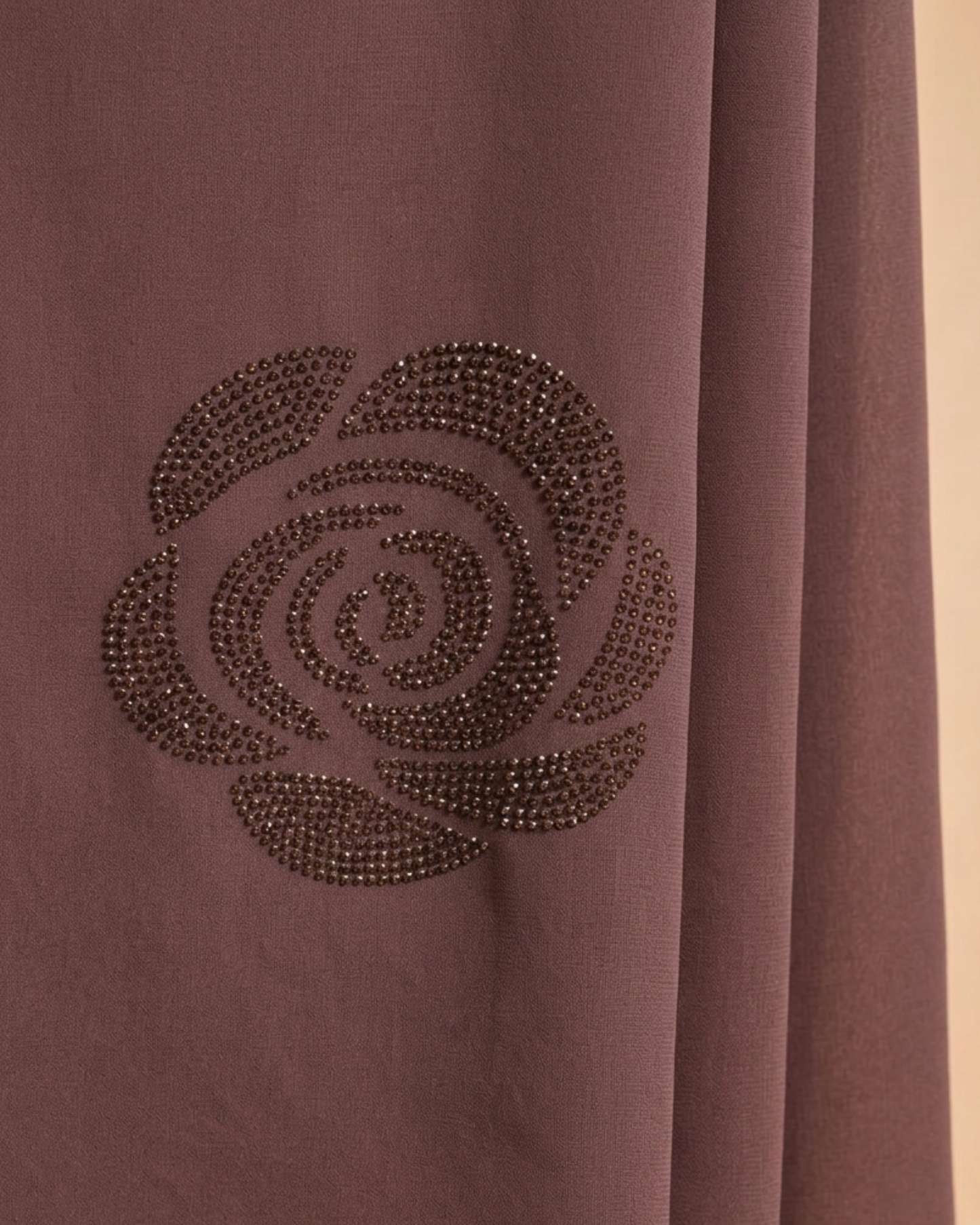 Noir Blossom Shawl - Brown