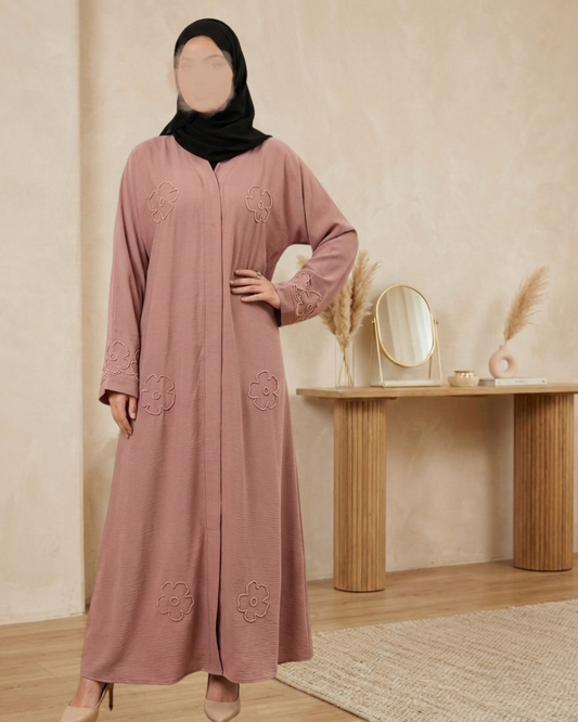 BLUSH VEIL ABAYA