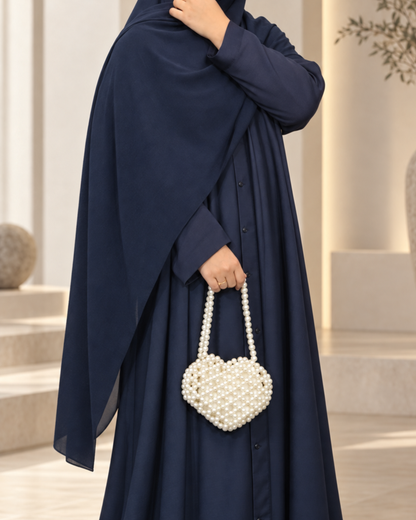 Navy Noor Abaya