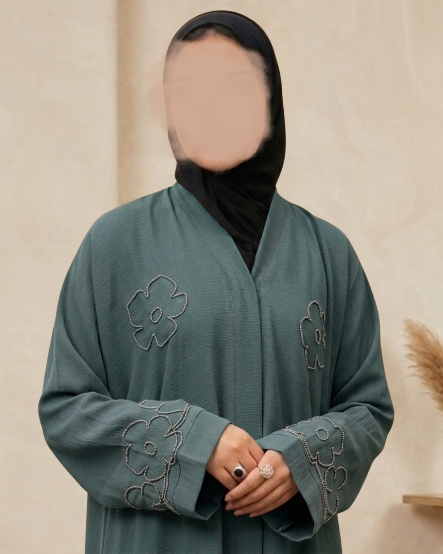 Emerald Teal Abaya
