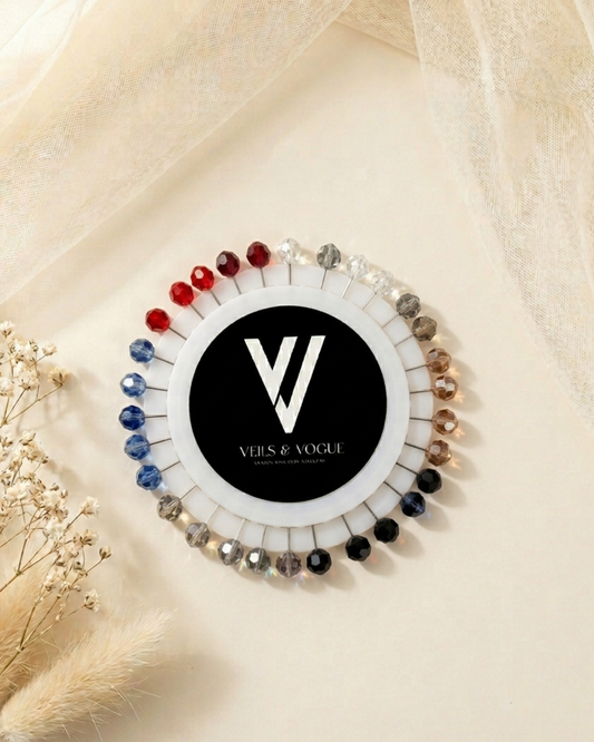 Crystal Hijab Pin Wheel