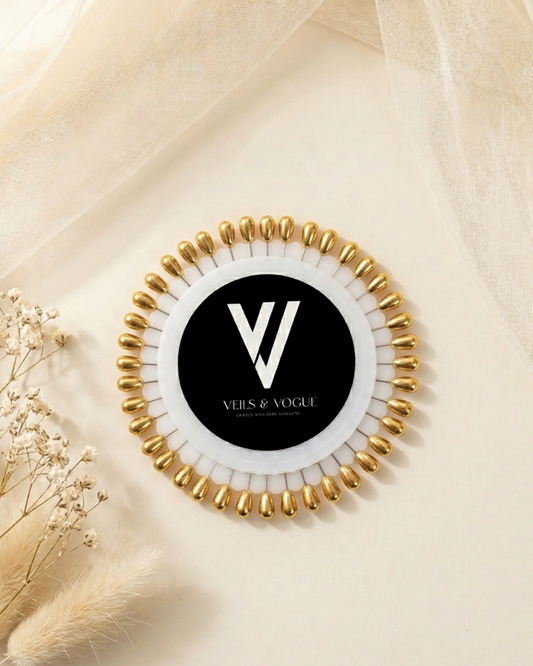 Metallic Hijab Wheel Pins