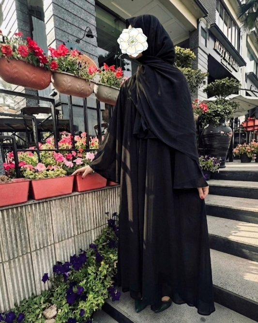 Noor Black Abaya