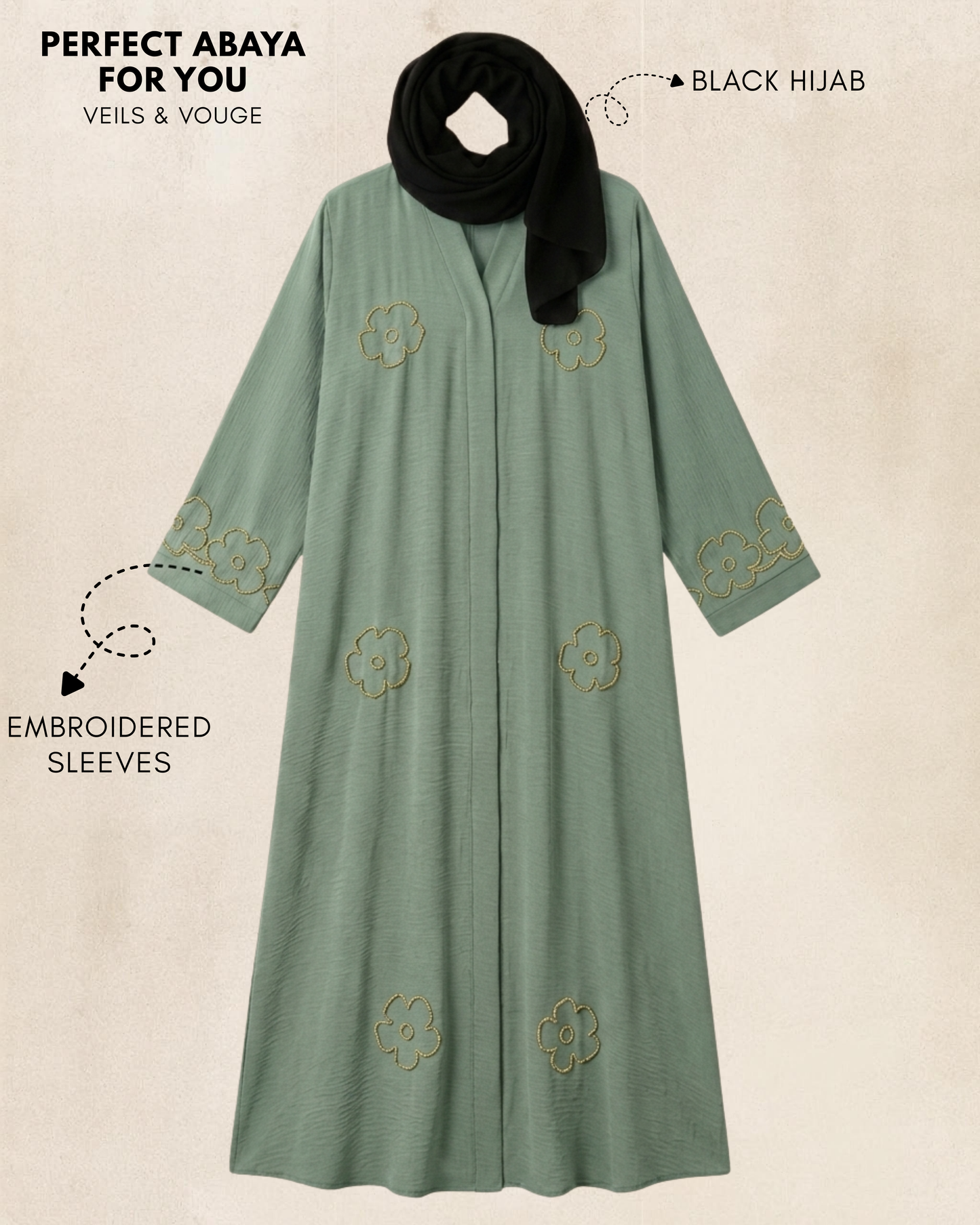 SAGE SERENITY ABAYA