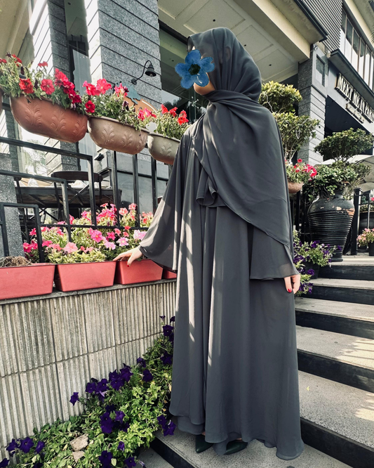 Noor Grey Abaya