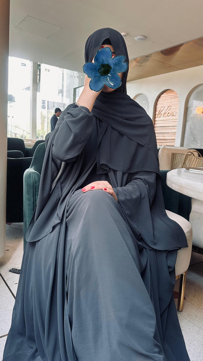 Noor Grey Abaya