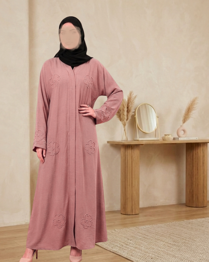 Rose Bloom Abaya
