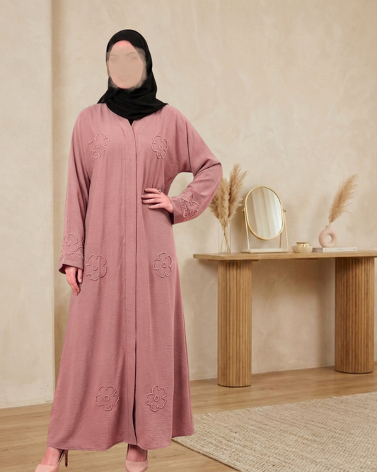 Rose Bloom Abaya