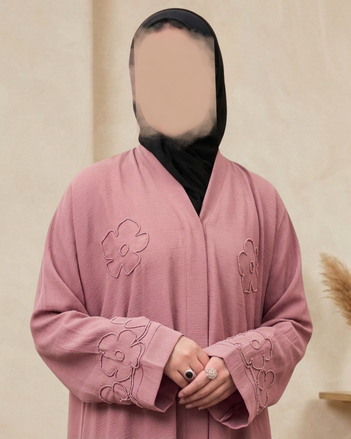 Rose Bloom Abaya