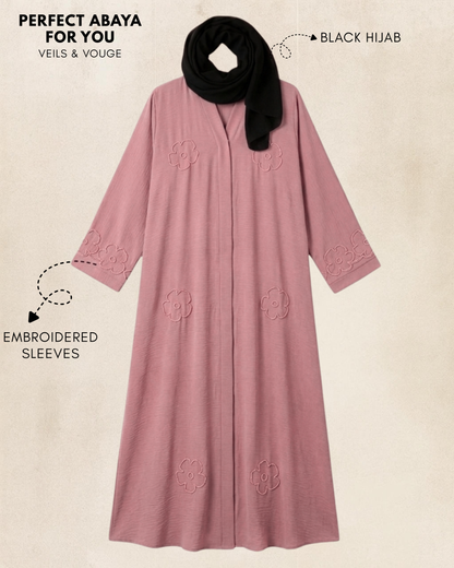 Rose Bloom Abaya