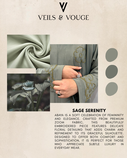 SAGE SERENITY ABAYA