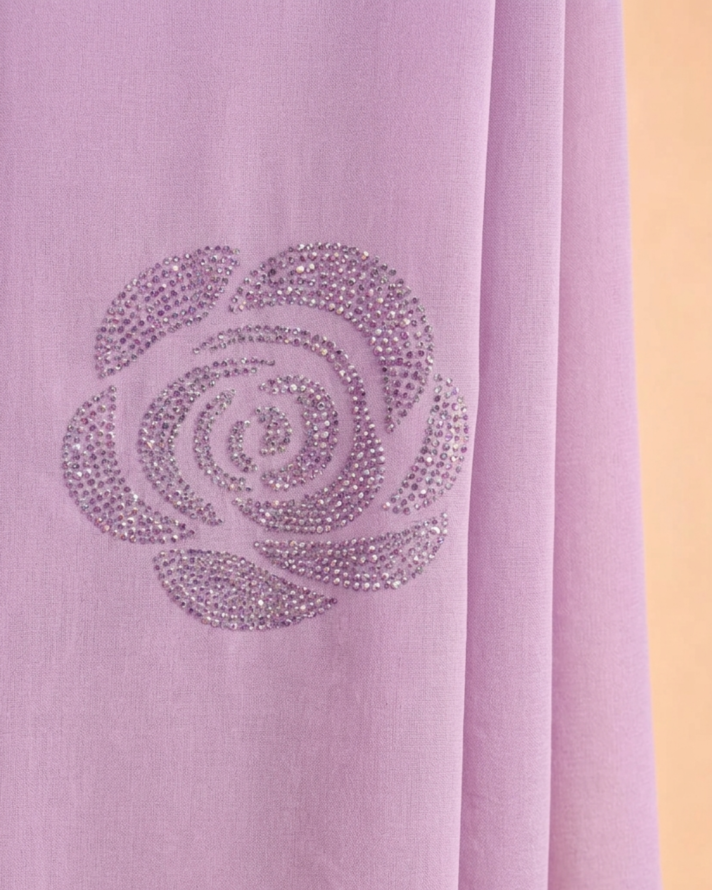 Noir Blossom Shawl - Pink